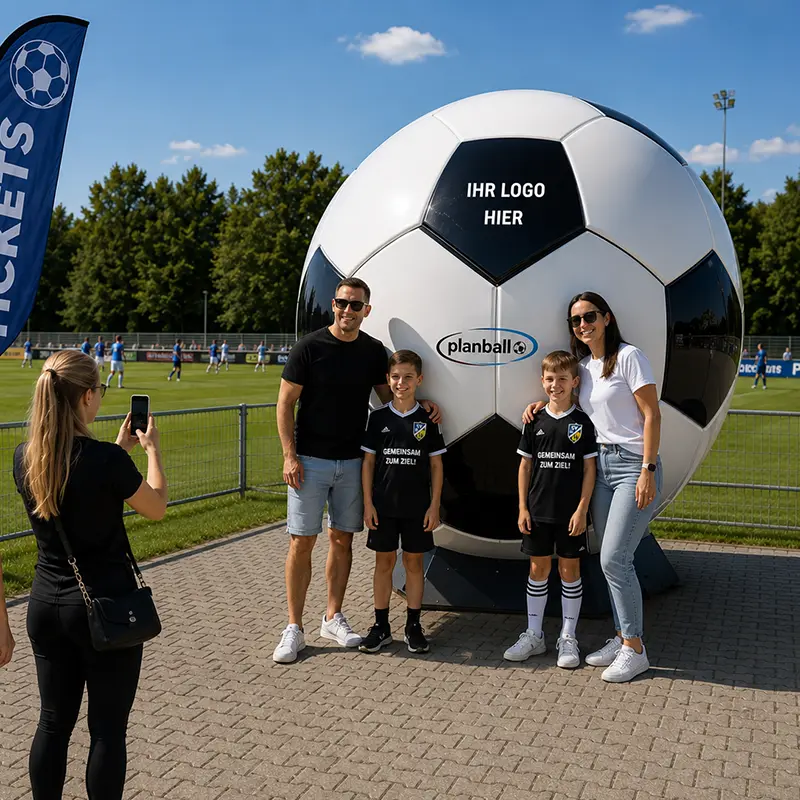 Planball Verkaufsstand